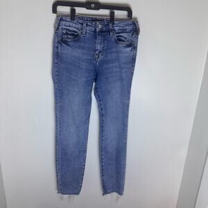 True Religion Blue Straight Leg Jeans